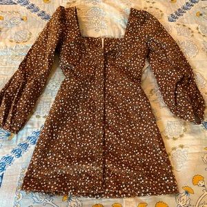 Free People Call Me Cord Mini Dress